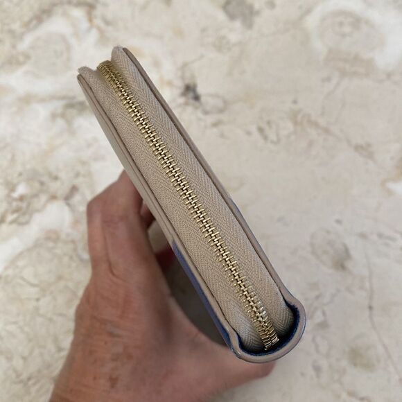 CELINE Bicolor Leather Zippy Zip Around Long Wallet - Picture 5 of 13